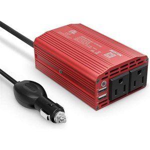 300W Power Inverter DC 12V to 110V AC Car Inverter w/ 4.2A Dual USB Car Adapter